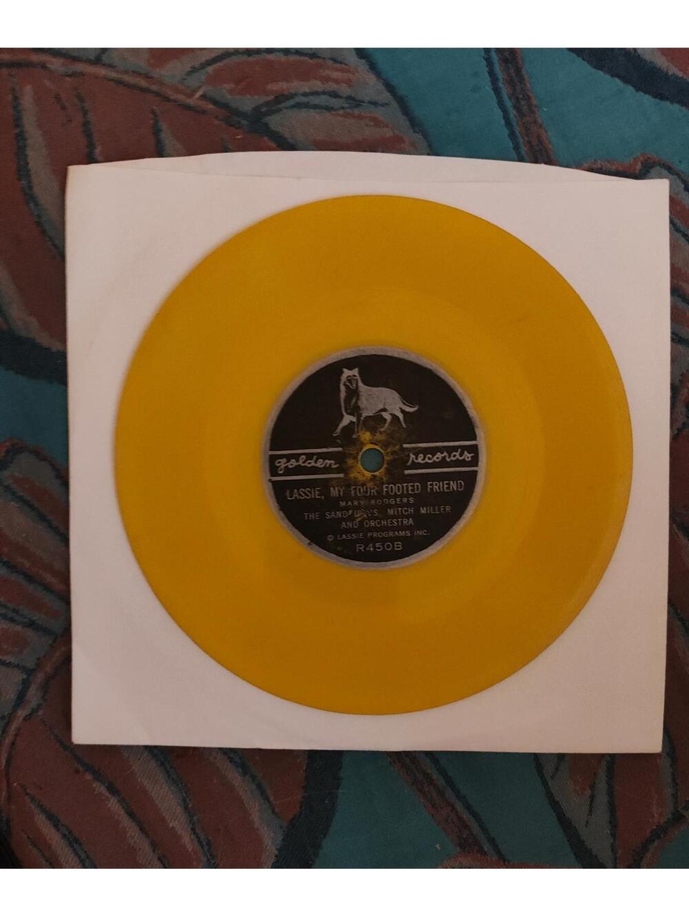 Vintage kids Golden records Lassie -4 legged friend/theme
